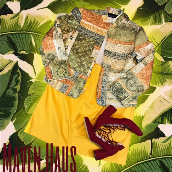 Meryl Diamond Upholstered Jacket - Picture 4 of 4